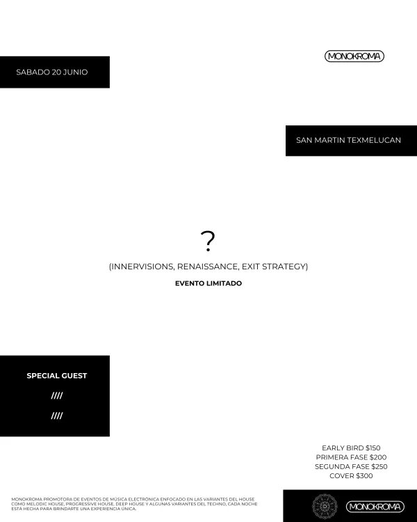 20 JUNIO / MONOKROMA SAN MARTIN TEX