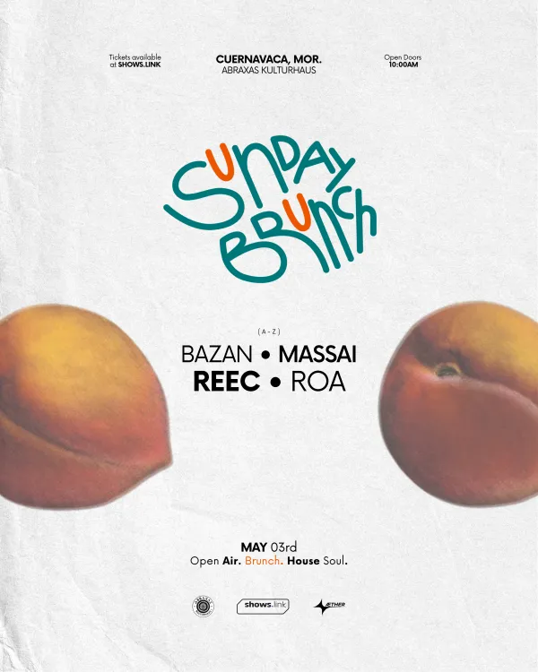 Sunday Brunch ☀️ May,  @Abraxas Kulturhaus ,Cuernavaca