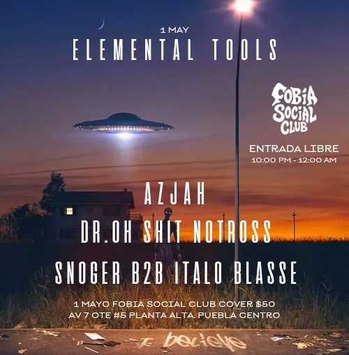 Elemental Tools en Fobia Social Club