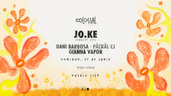 COLOSSAL PRESENTA: JO.KE sunset set