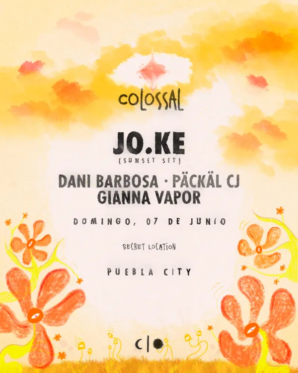 COLOSSAL PRESENTA: JO.KE sunset set