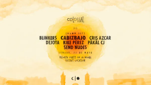 COLOSSAL PRESENTA: Amanecer con Cabizbajo