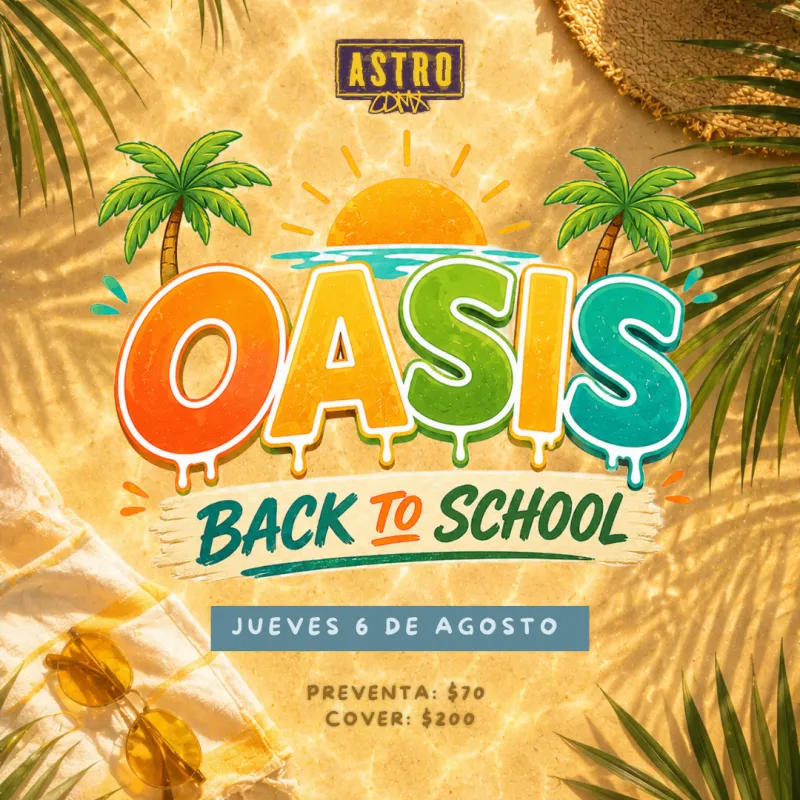 TERRAVIBES PRESENTA - OASIS: BACK TO SCHOOL