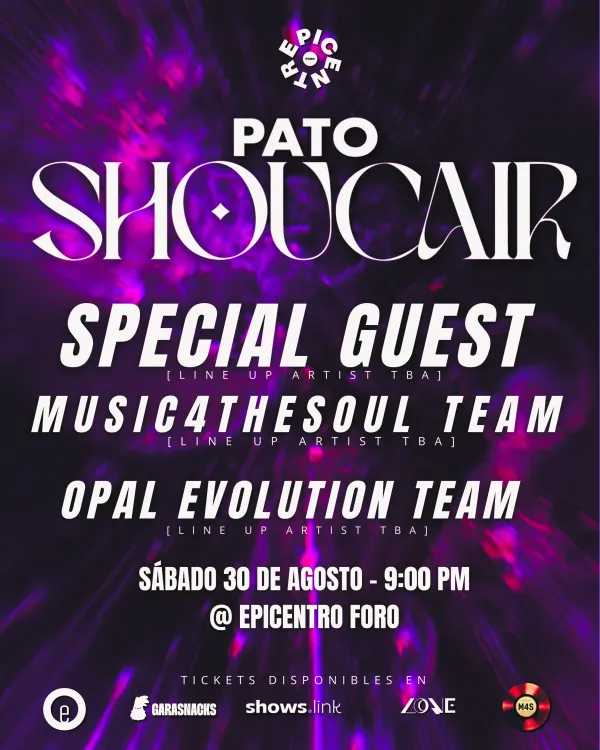 PATO SHOUCAIR @ EPICENTRO FORO X MUSIC 4 SOUL