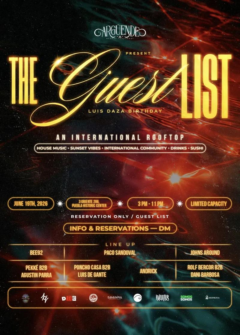 Guest List - Luis Daza Birthday (Solo invitación)