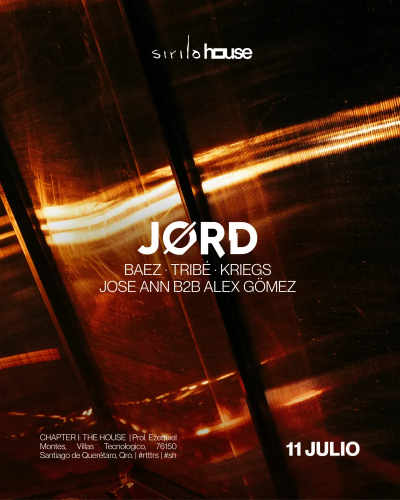 Frenezi x Sirilo Music presentan: JØRD - Saturday 11th