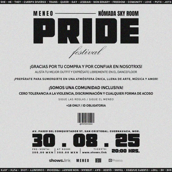 MENEO PRIDE FESTIVAL