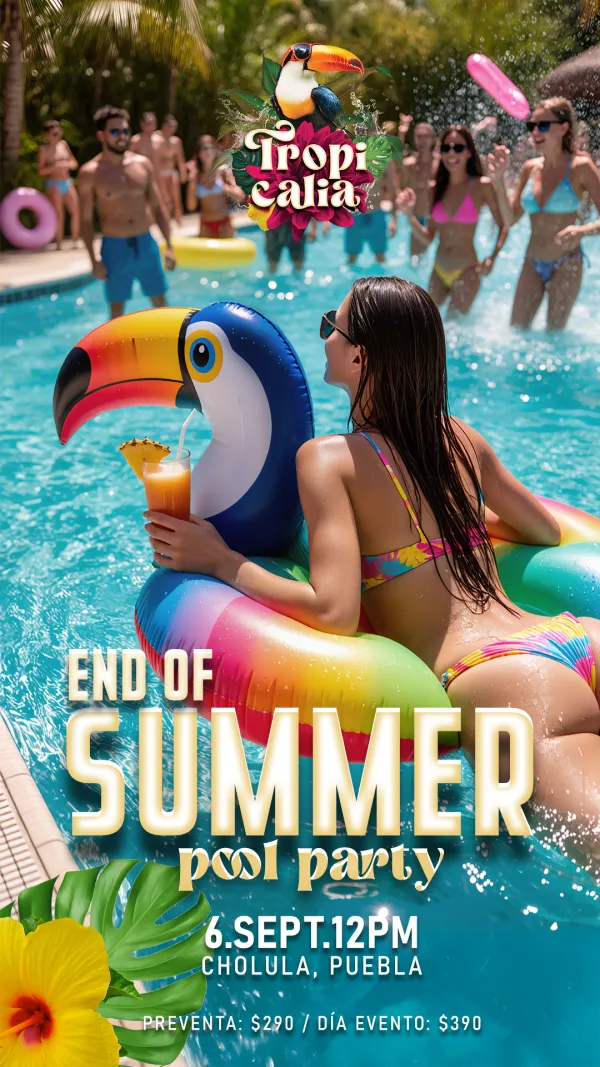 End of Summer- Tropicalia Pool