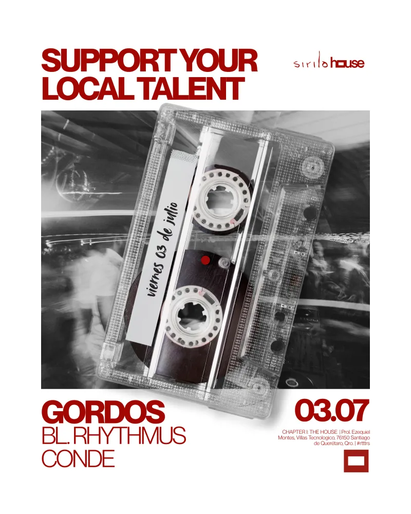 Support Your Local Talent - Friday 3rd