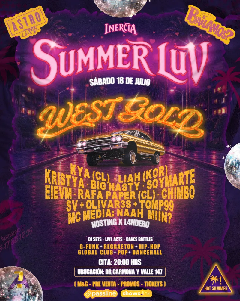 INERCIA: SUMMER LUV X WEST GOLD