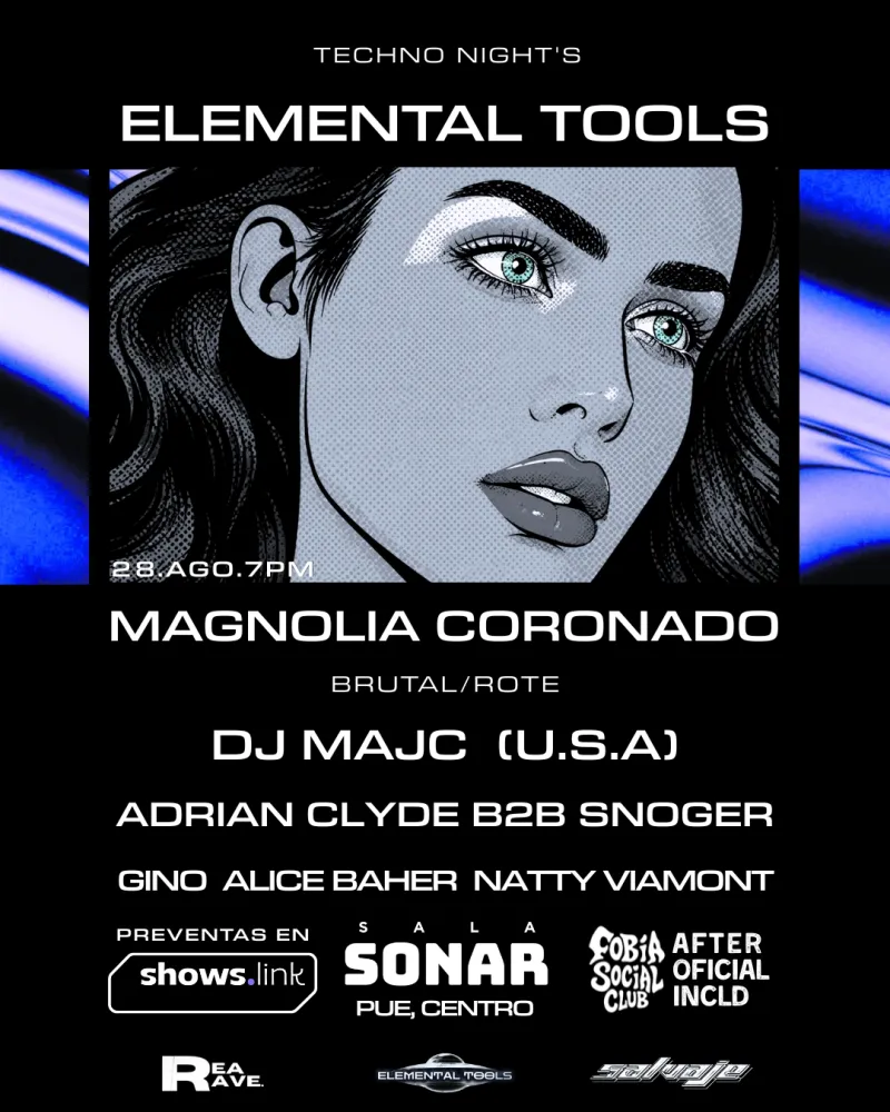 Magnolia Coronado en Sala Sonar x Elemental Tools