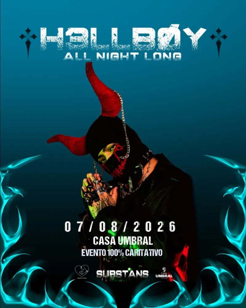 H3LLBØY ALL NIGHT LONG(PRE-ANIVERSARIO)