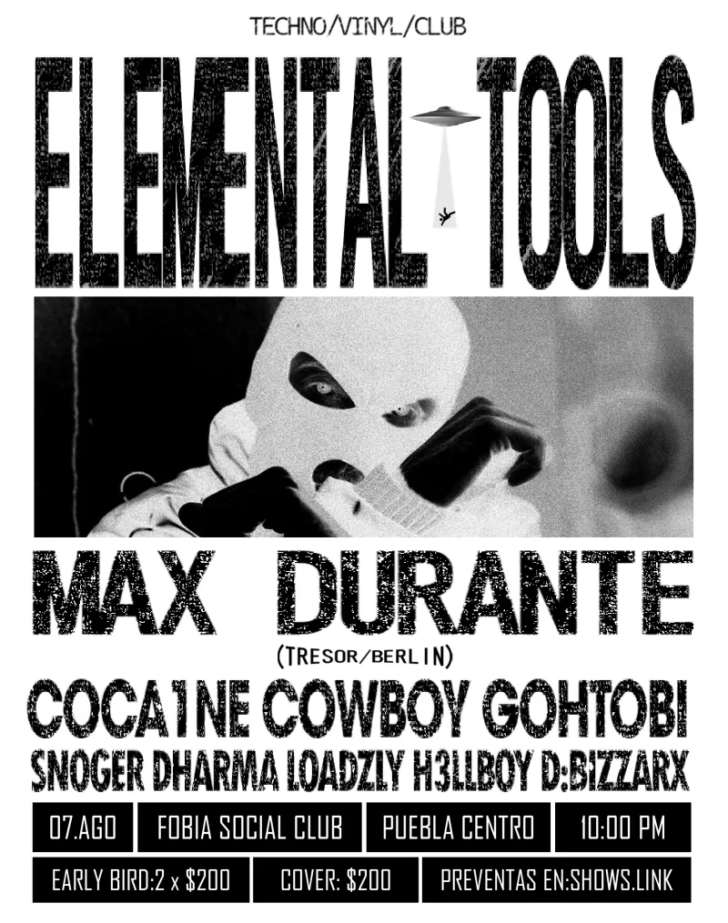 Max Durante Tresor Berlín en Fobia Social Club x E.T