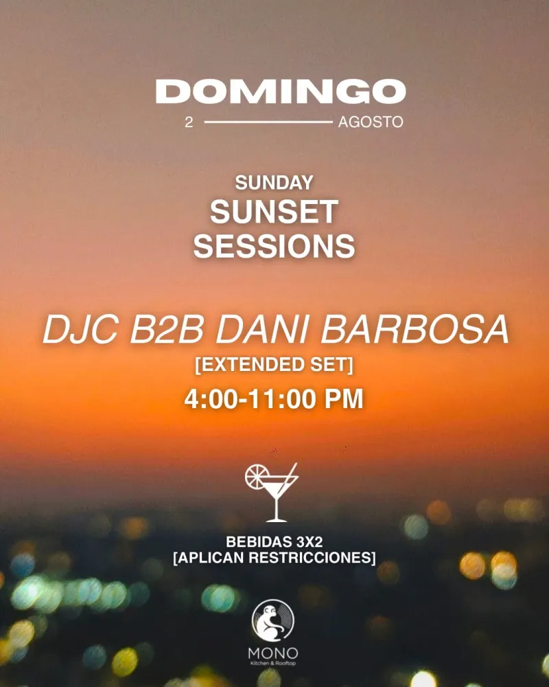 Sunday Sunset Sessions: Dani Barbosa b2b DJC