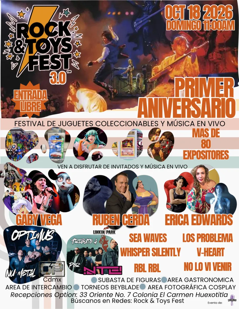 Rock & Toys Fest PRIMER ANIVERSARIO