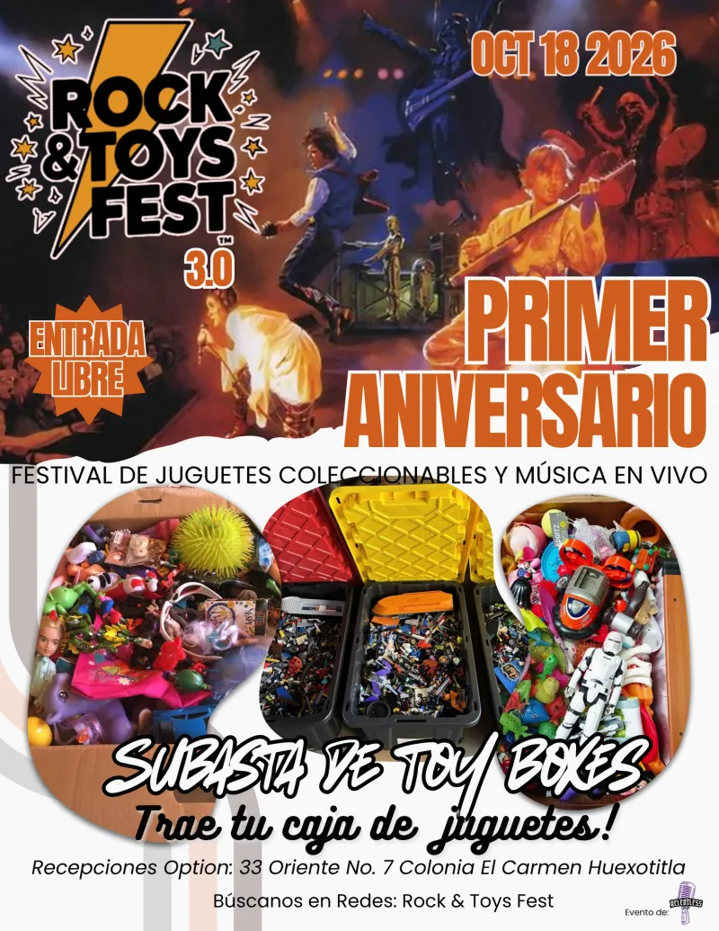 Rock & Toys Fest PRIMER ANIVERSARIO