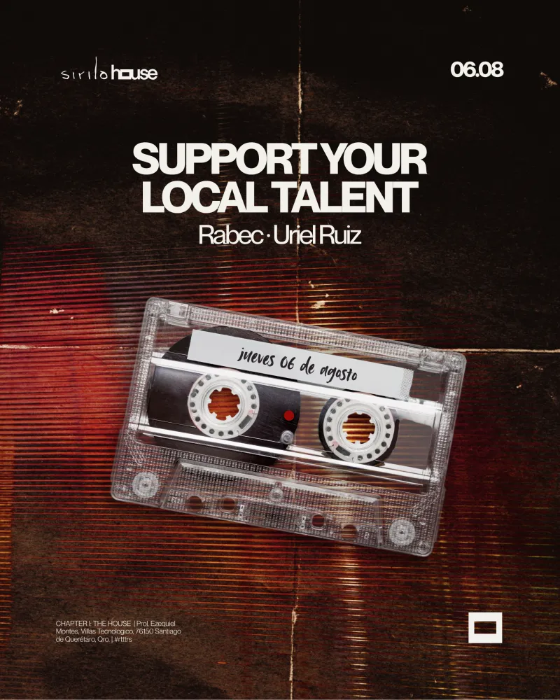 Support Your Local Talent - Thursday 6th