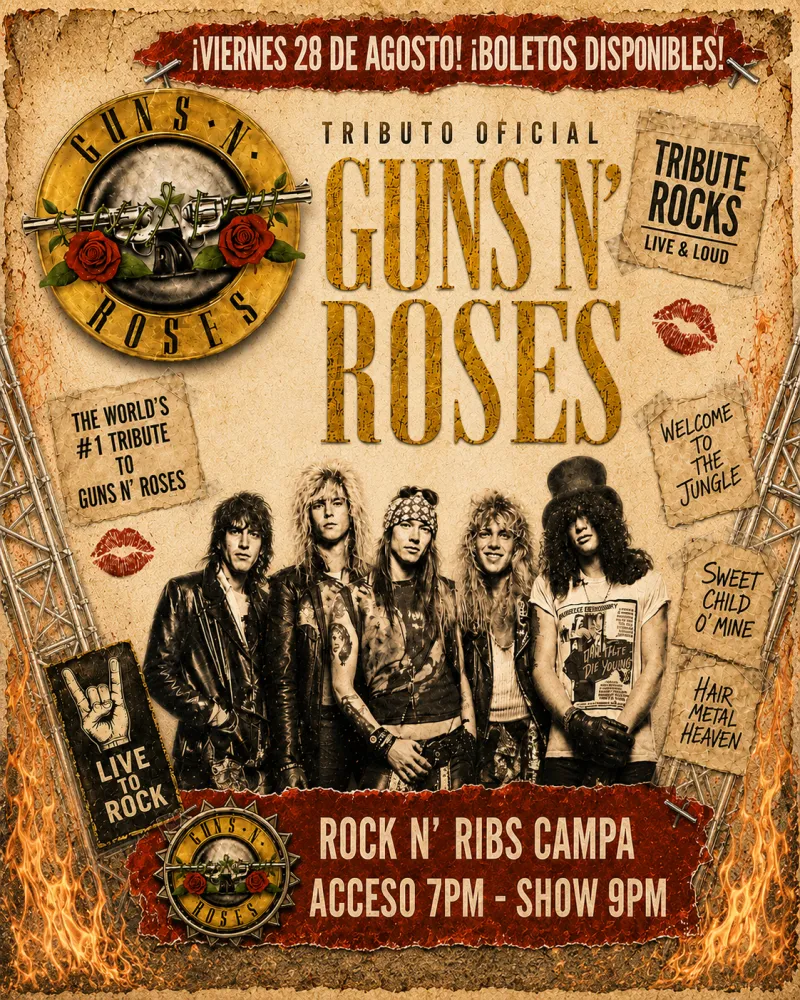 SHOW TRIBUTO GUNS n' ROSES