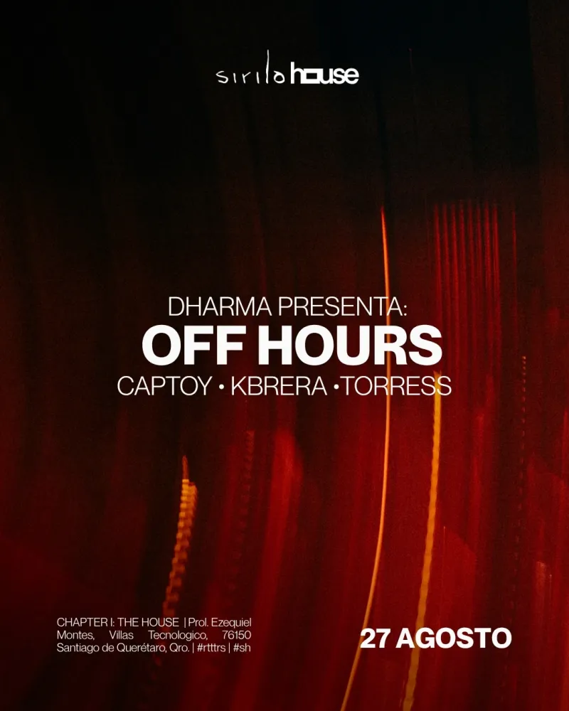 DHARMA PRESENTA: OFF HOURS - Thursday 27th