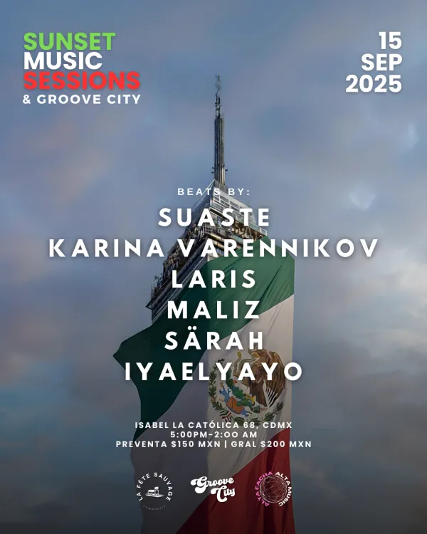 GROOVE CITY & SUNSET MUSIC SESSIONS SEP 15