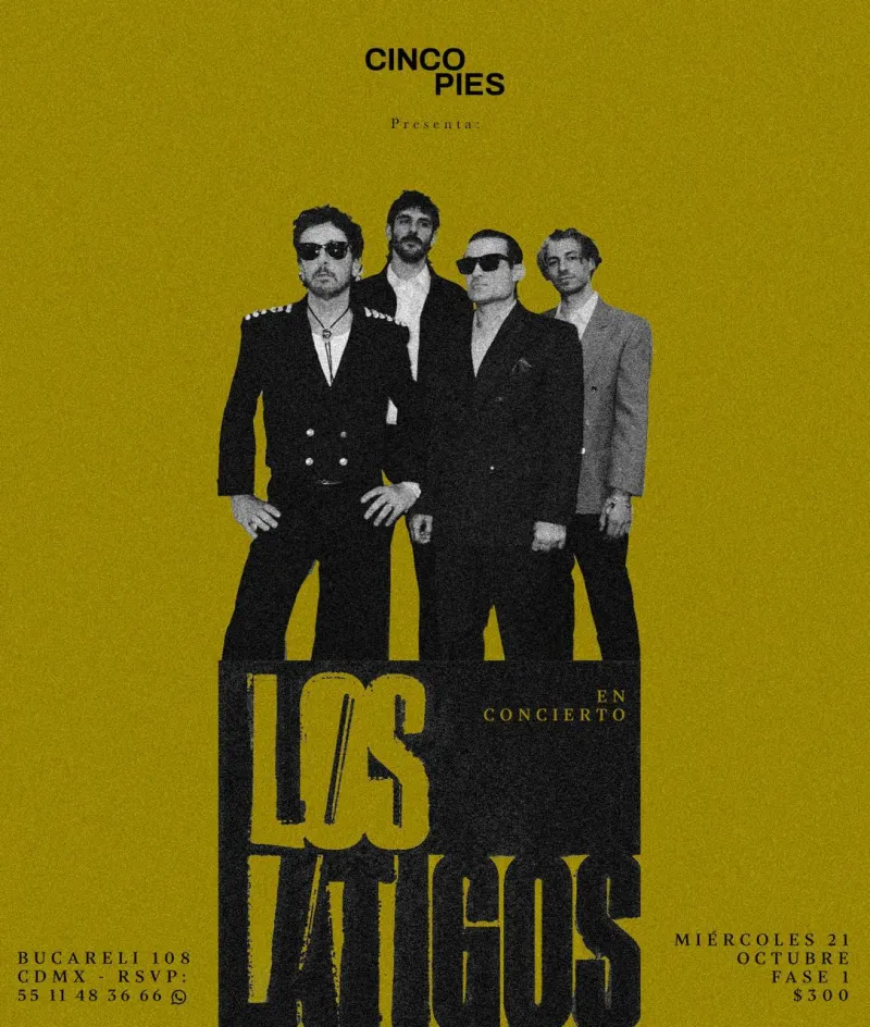 Los Látigos en 5 Pies CDMX