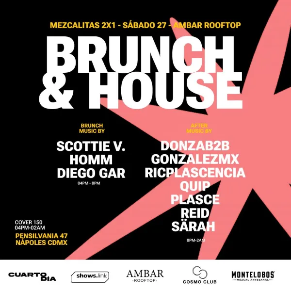 HOUSE & BRUNCH - Cosmo Club x Cuarto Día