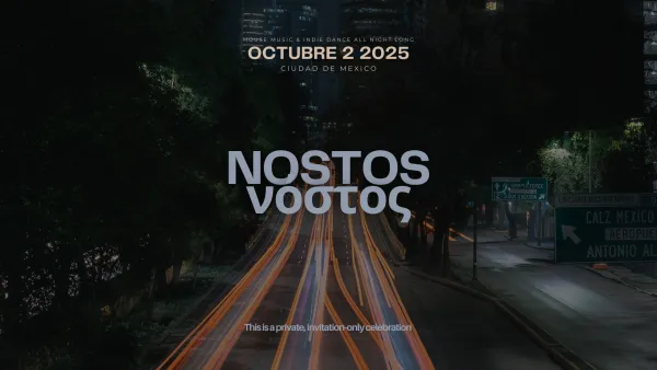 NOSTOS :: Invitation-only celebration