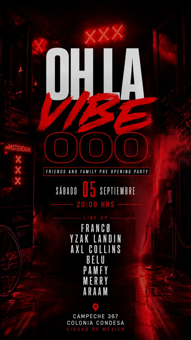 OH LA VIBE 000 (PRE OPENING PARTY)