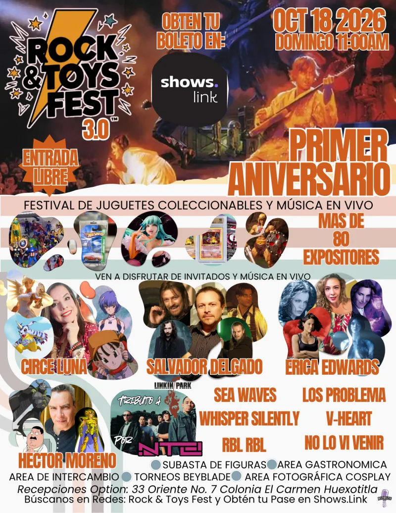 Rock & Toys Fest PRIMER ANIVERSARIO