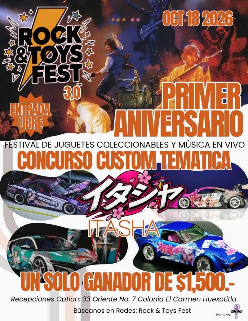 Rock & Toys Fest PRIMER ANIVERSARIO