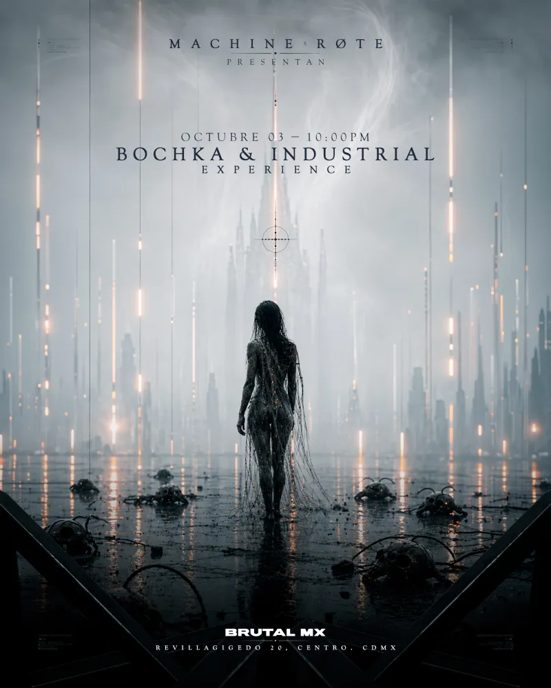 Machine X Rote presentan: Bochka & Industrial (experience)