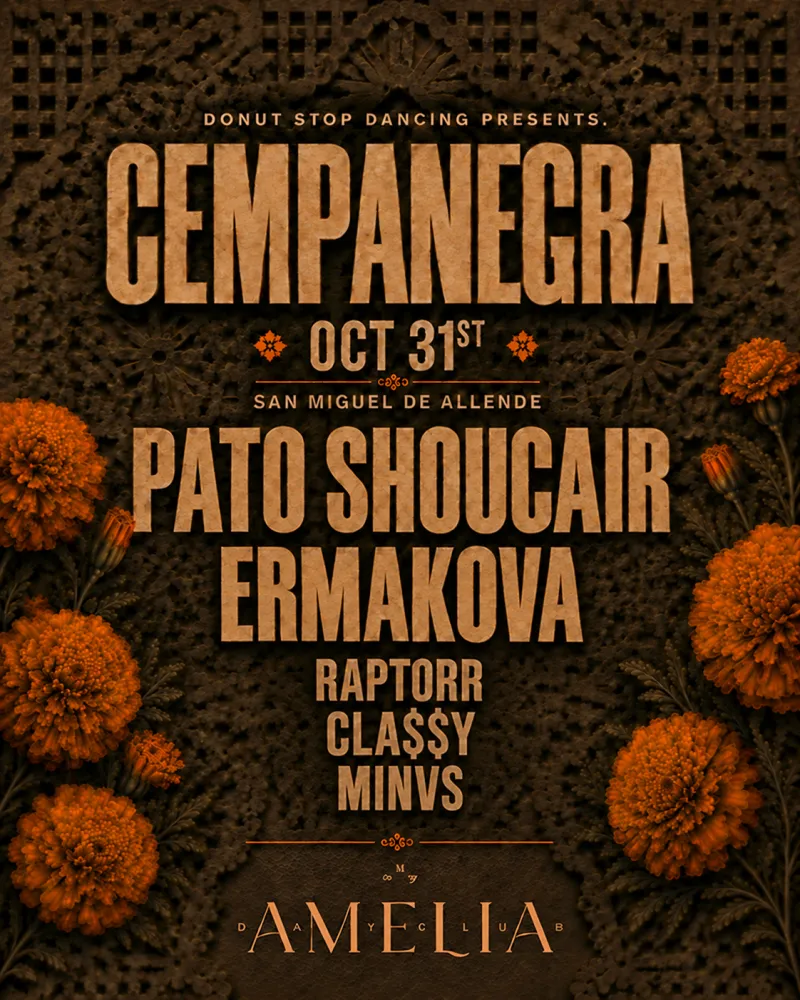 Donut Stop Dancing presenta. Cempanegra