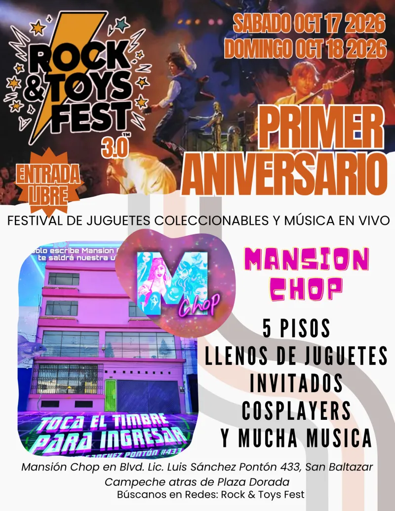 Rock & Toys Fest PRIMER ANIVERSARIO