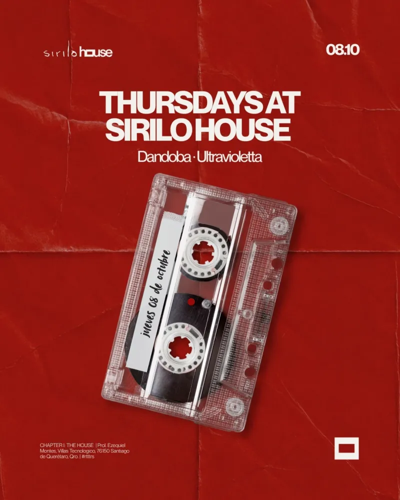 Thursdays at Sirilo House - Ultravioletta & Dandoba