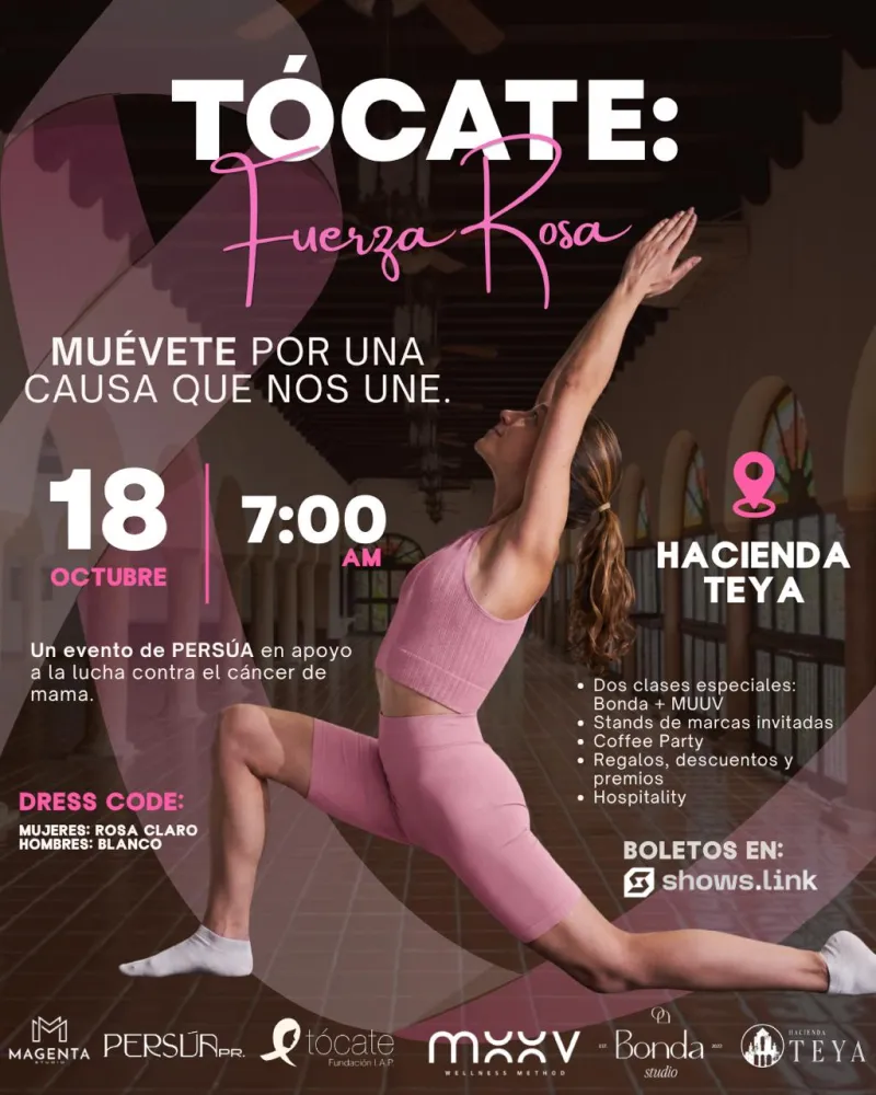 TOCATE FUERZA ROSA