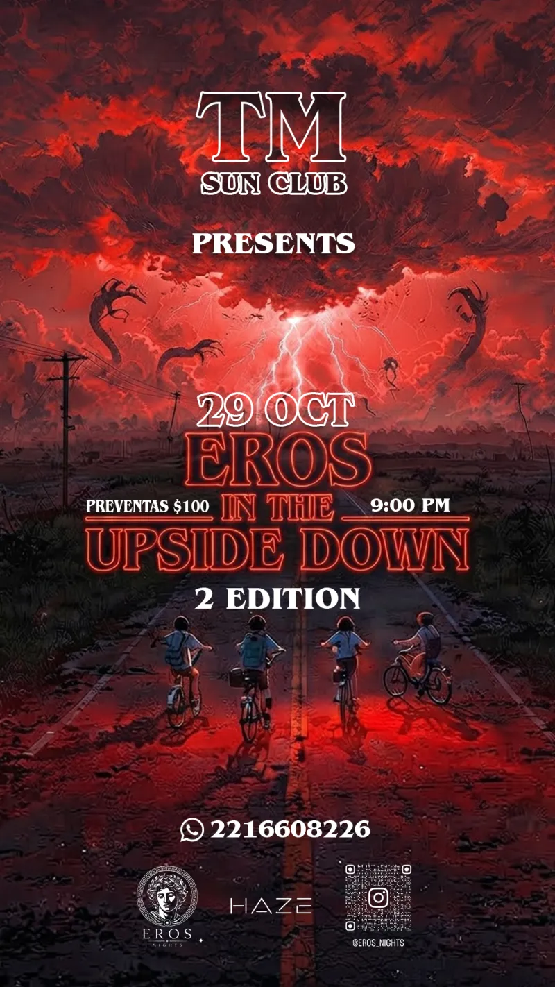 Halloween Upside Down Eros x Tulum 🎃👻