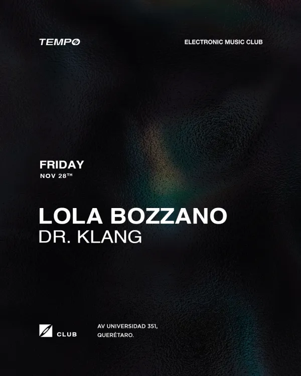 LOLA BOZZANO + DR KLANG