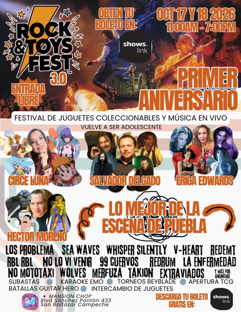Rock & Toys Fest PRIMER ANIVERSARIO