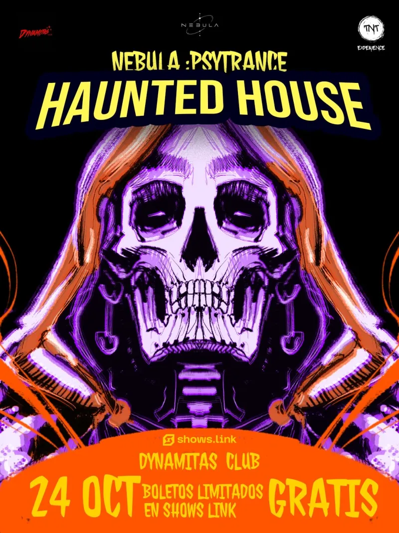 Nebula psytrance Halloween haunted house