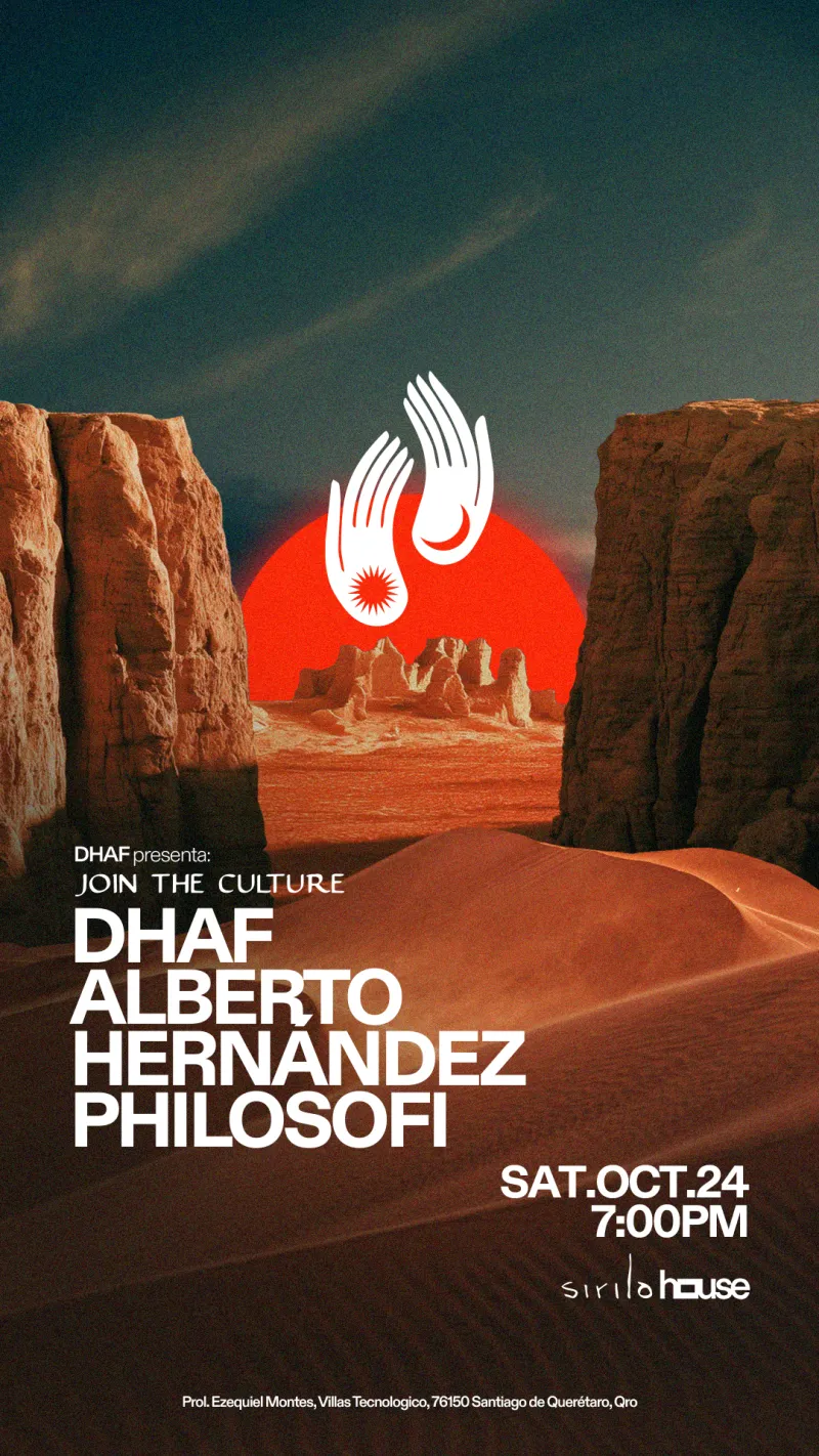 DHAF PRESENTA: JOIN THE CULTURE 006 EN SIRILO