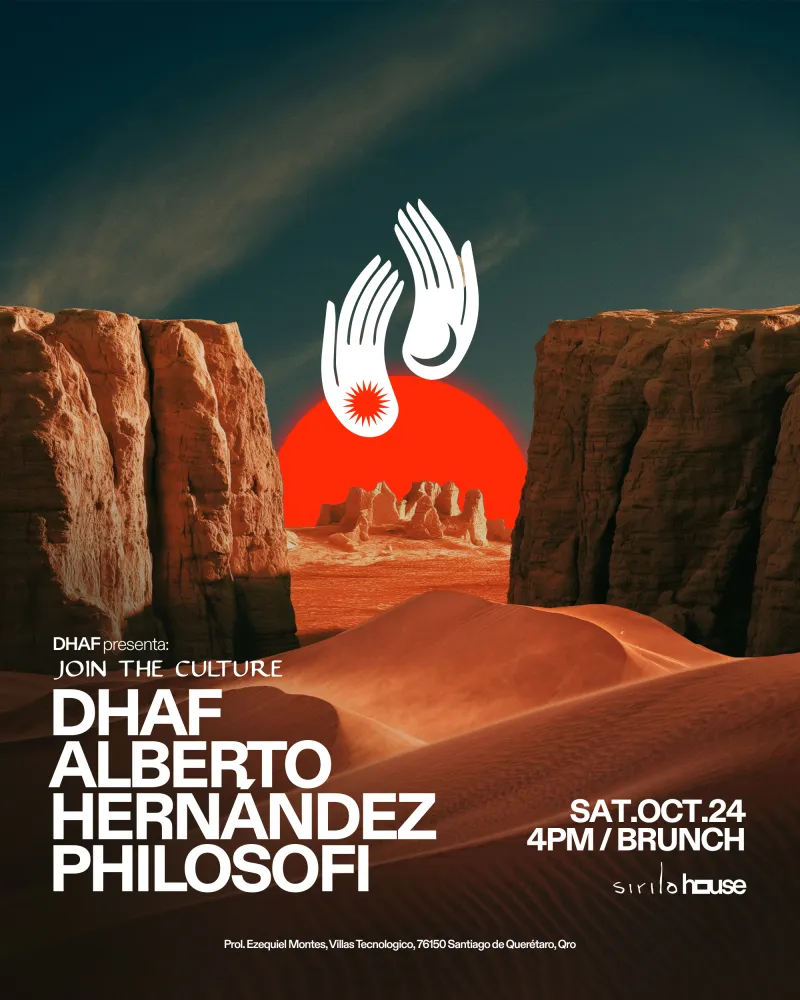 DHAF PRESENTA: JOIN THE CULTURE 006 EN SIRILO