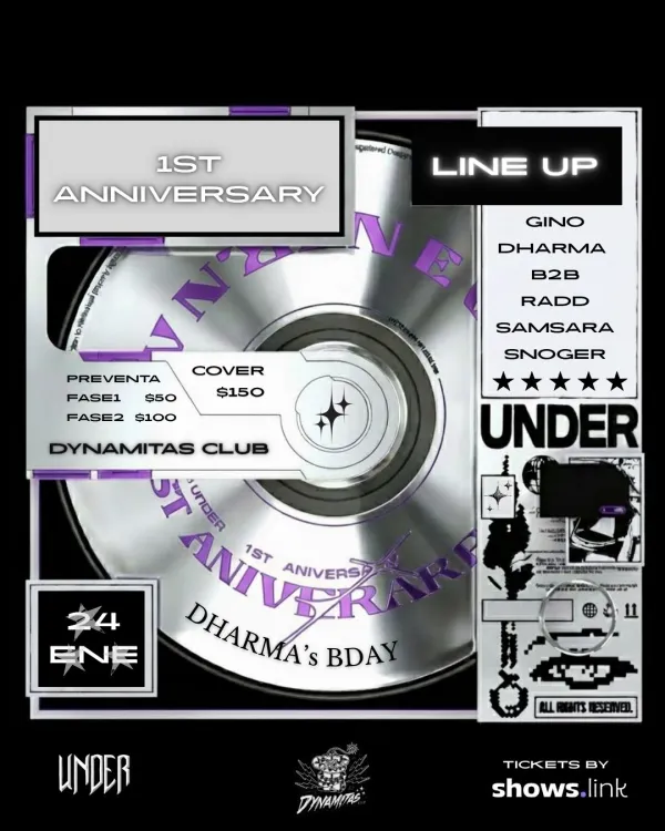 UNDER 1st ANIVERSARY