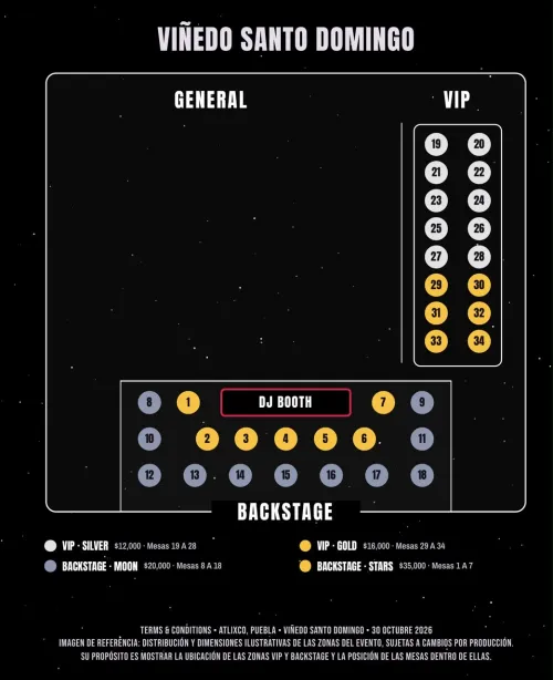 Mesa Vip Gold