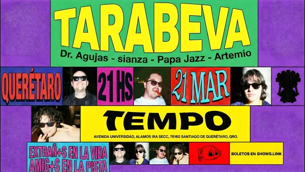 Tarabeva en Tempo (Dr. Agujas, sianza, Papa Jazz & Artemio)