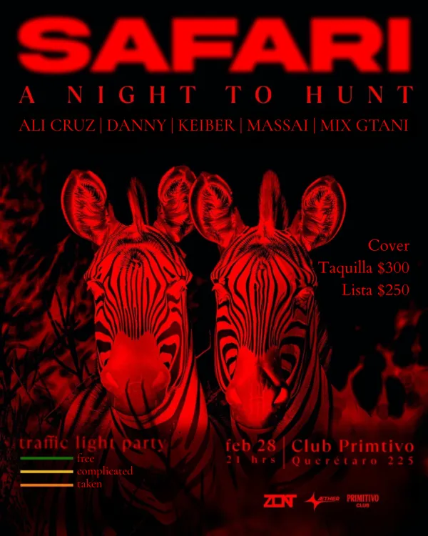 Safarï (The Night To Hunt) @Primitivo Club