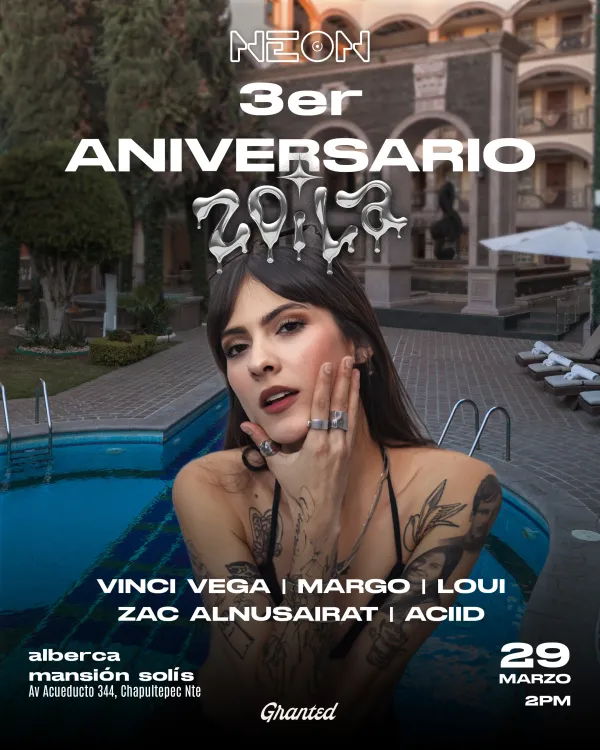 Pool Party | 3er aniversario Neón