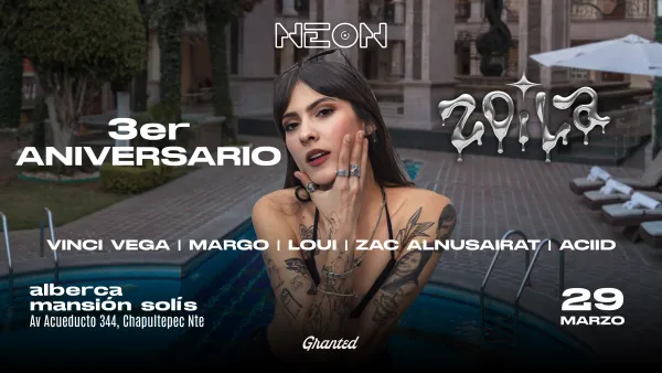 Pool Party | 3er aniversario Neón