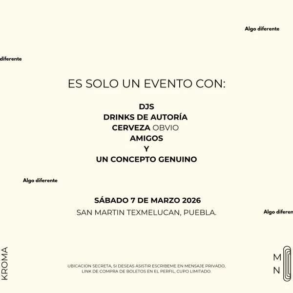 ALGO DIFERENTE, MONOKROMA SAN MARTÍN TEXMELUCAN