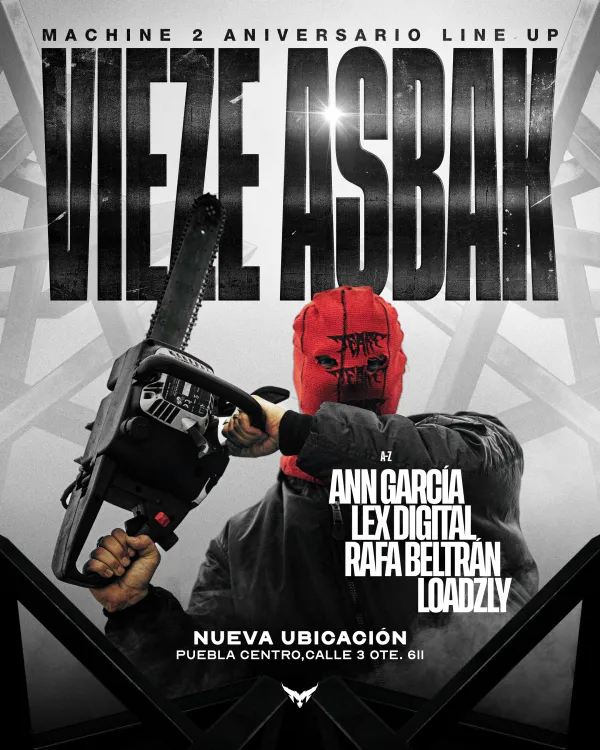 MACHINE 2 aniversario presenta: Vieze Asbak