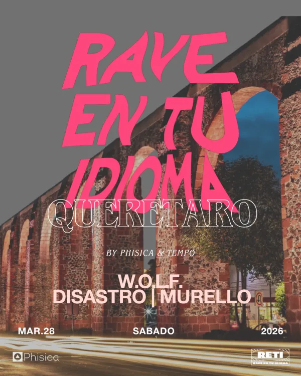 SHOWCASE RAVE EN TU IDIOMA: W.O.L.F., DISASTRO, MURELLO